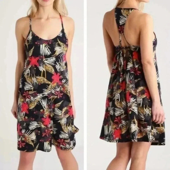 Patagonia Floral Halter A Line Dress - Picture 1 of 15